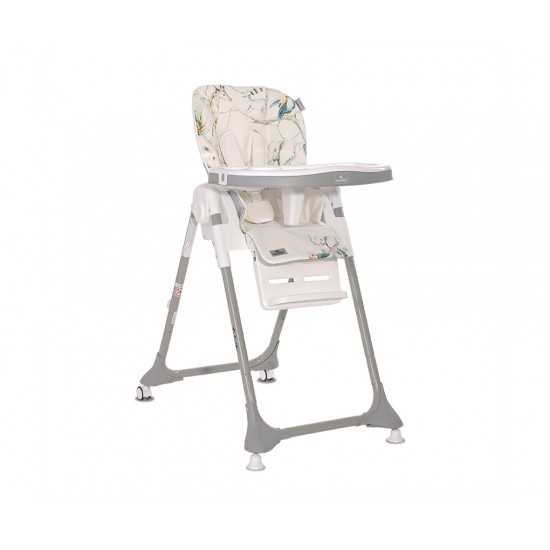 Καρεκλάκι Φαγητού Felicita White Africa Leather Lorelli 10100422318