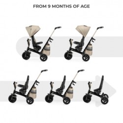 Τρίκυκλο Ποδήλατο Kinderkraft Easytwist Beige KREASY00BEG0000
