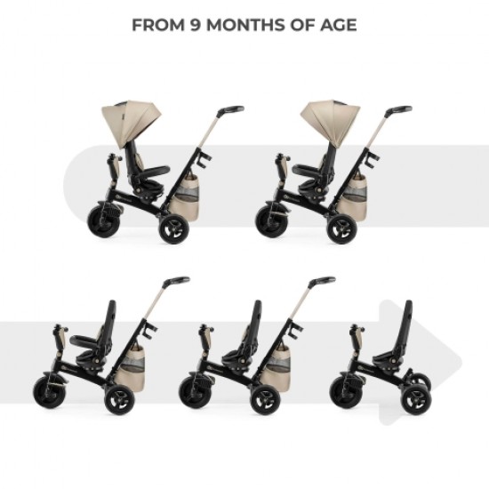 Τρίκυκλο Ποδήλατο Kinderkraft Easytwist Beige KREASY00BEG0000