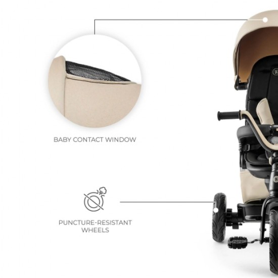 Τρίκυκλο Ποδήλατο Kinderkraft Easytwist Beige KREASY00BEG0000