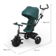 Τρίκυκλο Ποδήλατο Kinderkraft ASTON 2 PLUS Green