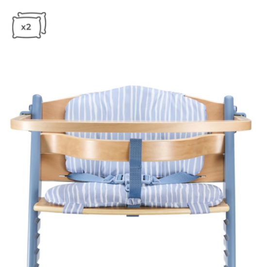  Αναδιπλούμενο Καρεκλάκι Φαγητού με Ξύλινο Σκελετό Kinderkraft Enock Nordic Breeze