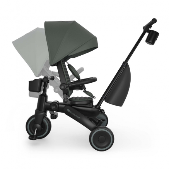  Πτυσσόμενο Τρίκυκλο Ποδήλατο Kinderkraft Jazz 2 GREEN