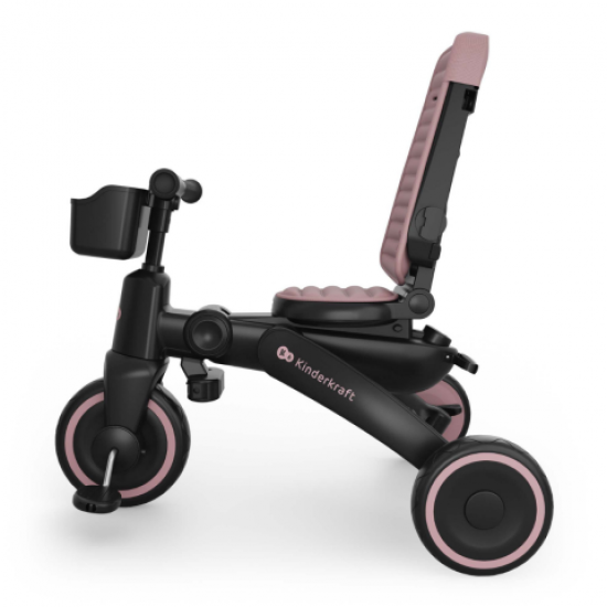  Πτυσσόμενο Τρίκυκλο Ποδήλατο Kinderkraft Jazz 2 PINK