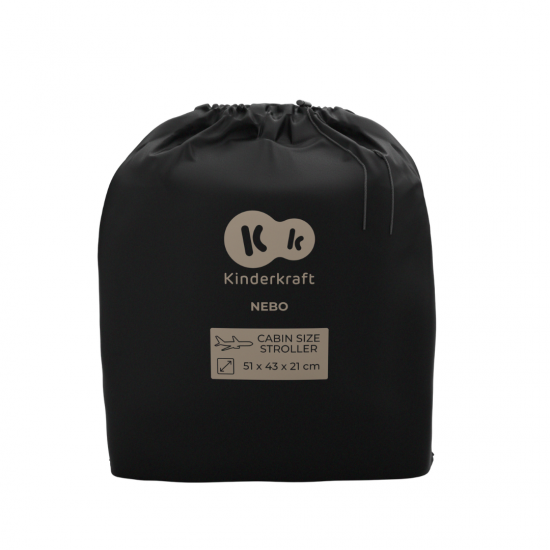 Καρότσι Μωρού Kinderkraft Nebo MIDNIGHT BLACK