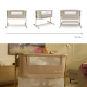 Βρεφικό Λίκνο Παρκοκρέβατο KinderKraft NESTEE GROW 2 Beige 