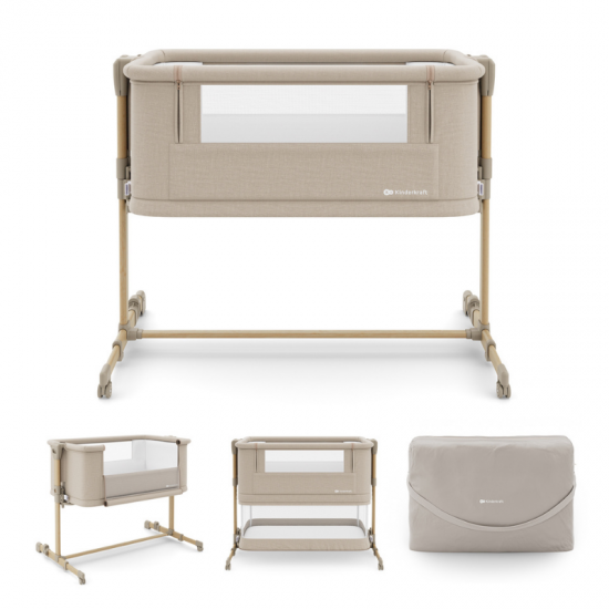 Βρεφικό Λίκνο Παρκοκρέβατο KinderKraft NESTEE GROW 2 Beige 