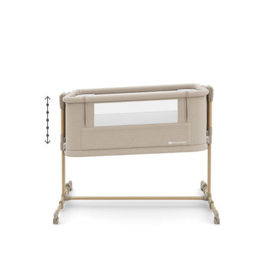 Βρεφικό Λίκνο Παρκοκρέβατο KinderKraft NESTEE GROW 2 Beige 
