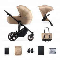 Ρυθμιζόμενο Καρότσι 2 σε 1 Kinderkraft Prime 2 SANDROSE BEIGE