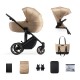 Ρυθμιζόμενο Καρότσι 2 σε 1 Kinderkraft Prime 2 SANDROSE BEIGE