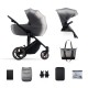 Ρυθμιζόμενο Καρότσι 2 σε 1 Kinderkraft Prime 2 SHADOW GREY 