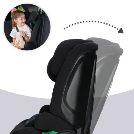 Kinderkraft Safety Fix 2 Καθισματάκι Αυτοκινήτου i-Size με Isofix Black 9-36 kg