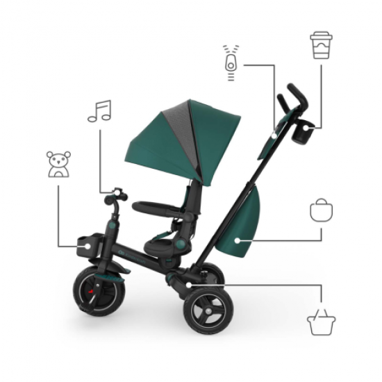 Τρίκυκλο Ποδήλατο Kinderkraft Spinstep 2 Plus GREEN