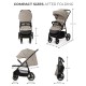  Καρότσι Μωρού Kinderkraft TRIG 3 GRANITE GREY
