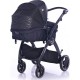 Πολυκαρότσι Lorelli 2 Σε 1 Adria Black 10021452005