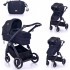 Πολυκαρότσι Lorelli 2 Σε 1 Adria Black 10021452005