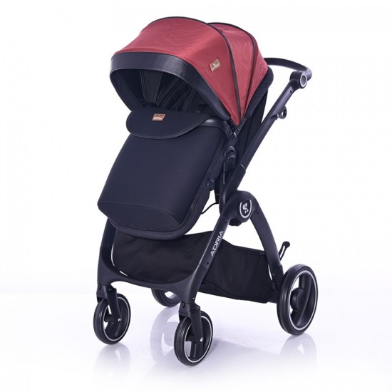 Πολυκαρότσι Lorelli 2 Σε 1 Adria Black and Red 10021452006