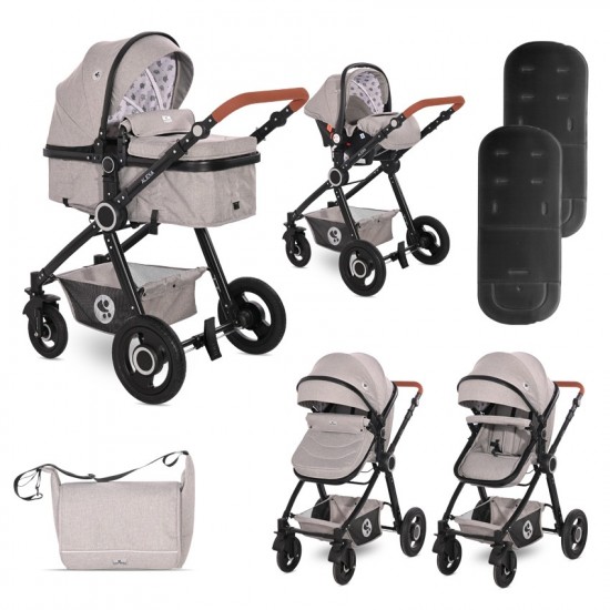 Πολυκαρότσι 3 σε 1 Alexa Opaline Grey Elephants Lorelli 10021292185