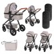 Πολυκαρότσι 3 σε 1 Alexa Opaline Grey Elephants Lorelli 10021292185