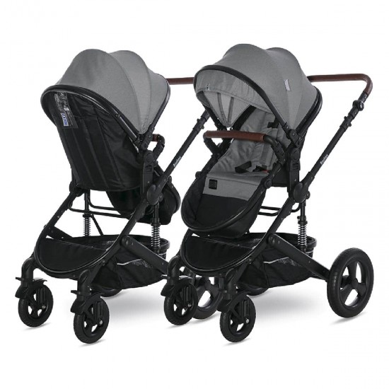 Lorelli Πολυκαρότσι 2 σε 1 Boston -  Dolphin Grey 10021832380