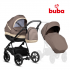 Πολυκαρότσι 2 Σε 1 Buba Zaza 2  Coffee Brown 024 Με Καλαθούνα 