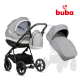 Πολυκαρότσι 2 Σε 1 Buba Zaza 2 Grey 625 Με Καλαθούνα 