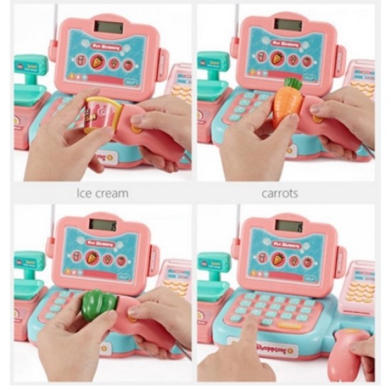 Buba Ταμειακή Μηχανή Με Αξεσουάρ Pink 888G