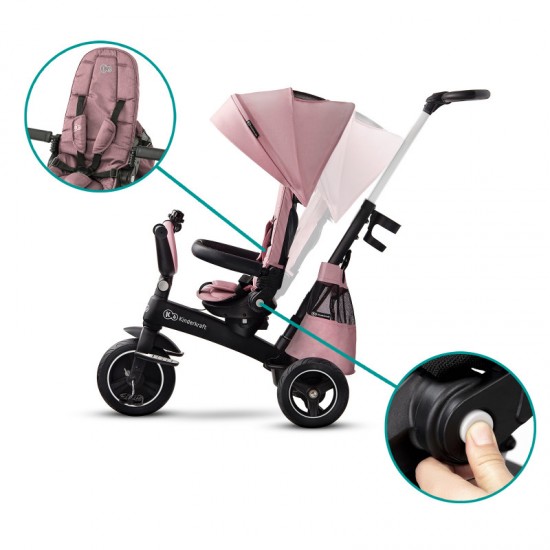 Τρίκυκλο Ποδήλατο EASYTWIST Kinderkraft Pink