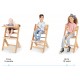 Καρέκλα Φαγητού Kinderkraft Enock Ξύλινο KKKENOCNAT0000