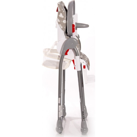 Καρεκλάκι Φαγητού Dulce Grey Net Lorelli 10100452132