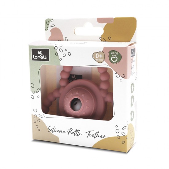 Lorelli Μασητικό Rattle-Teether Deep Pink 10210840002
