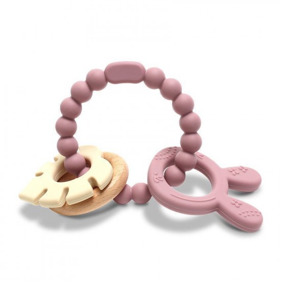 Μασητικός Κρίκος Οδοντοφυΐας Σιλικόνης Rabbit Pink Lorelli 10210850002