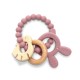 Μασητικός Κρίκος Οδοντοφυΐας Σιλικόνης Rabbit Pink Lorelli 10210850002