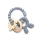 Μασητικός Κρίκος Οδοντοφυΐας Σιλικόνης Rabbit Grey Lorelli 10210850003