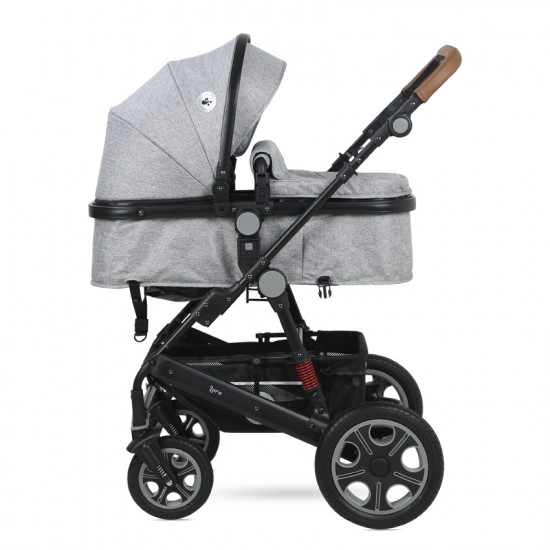 Πολυκαρότσι 3 σε 1 Lorelli Lora Set Cool Grey Elephants 10021282123