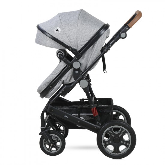 Πολυκαρότσι 3 σε 1 Lorelli Lora Set Cool Grey Elephants 10021282123