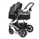 Πολυκαρότσι 2 Σε 1 Lorelli Lora  Steel Grey 10021272389