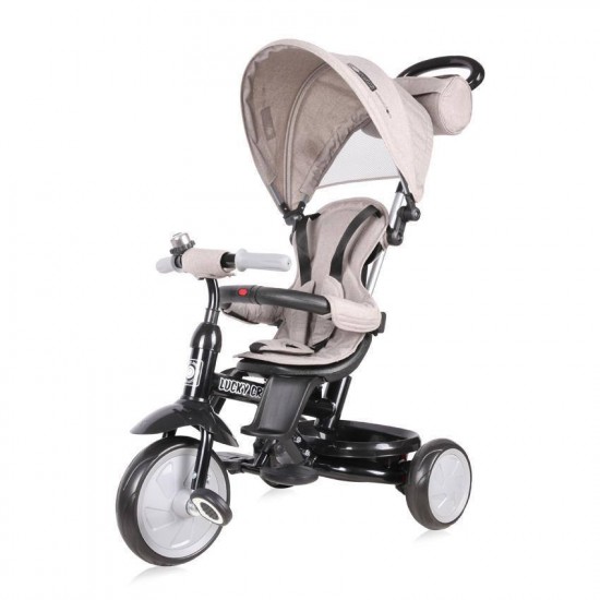 Τρίκυκλο Ποδήλατο Lucky Crew Black & Grey Lorelli 10050610005