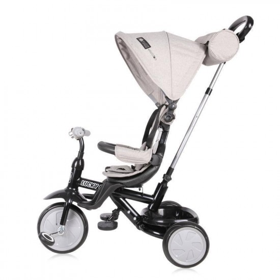 Τρίκυκλο Ποδήλατο Lucky Crew Black & Grey Lorelli 10050610005