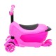 Παιδικό πατίνι Cleo 2 σε 1 Pink