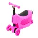 Παιδικό πατίνι Cleo 2 σε 1 Pink
