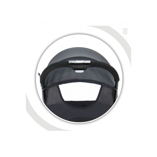 Asalvo Travel+ Βρεφικό Καρότσι Ταξιδιού Black Aqua