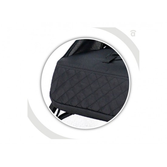 Asalvo Travel+ Βρεφικό Καρότσι Ταξιδιού Black Aqua