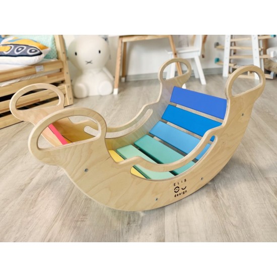 Elis Design Montessori Ξύλινη Κούνια 6 σε 1 Smile Fresh
