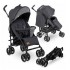 Lionelo Irma Βρεφικό Καρότσι Μπαστούνι Black Dark gray 5902581655677