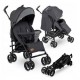 Lionelo Irma Βρεφικό Καρότσι Μπαστούνι Black Dark gray 5902581655677
