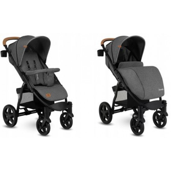 Lionelo Annet Plus Βρεφικό Καρότσι έως 22kg Concrete