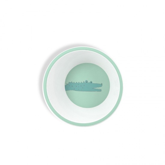 Interbaby Savana Παιδικό Σετ Φαγητού Green