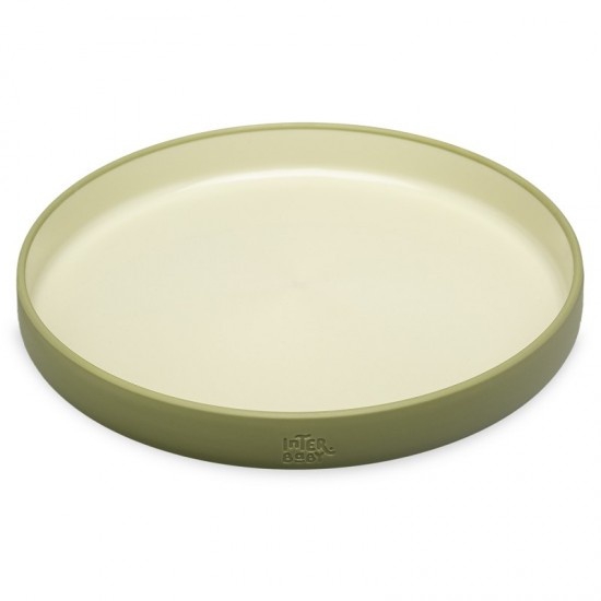 Interbaby Παιδικό Σετ Φαγητού Olive Green