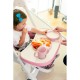 Interbaby Παιδικό Σετ Φαγητού Dark Pink